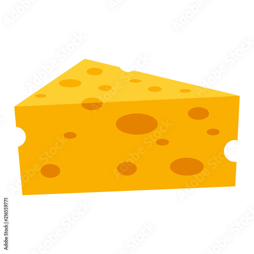 cheese piece isolated icon vector illustration design