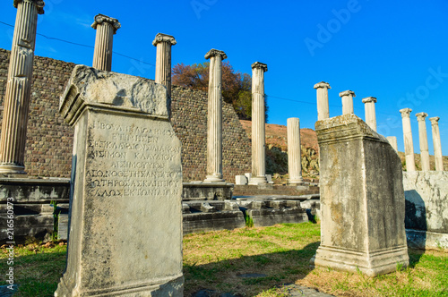 Asklepion temple of trajan bergama izmir Turkey photo