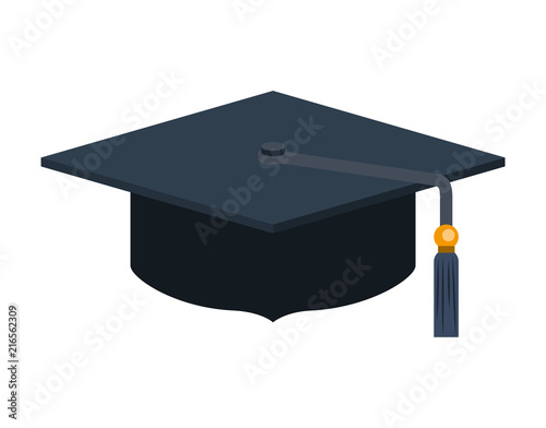 hat graduation isolated icon vector illustration design