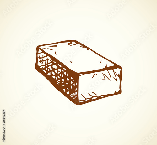 Brick. Vector drawing