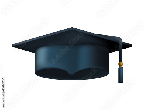 hat graduation isolated icon vector illustration design