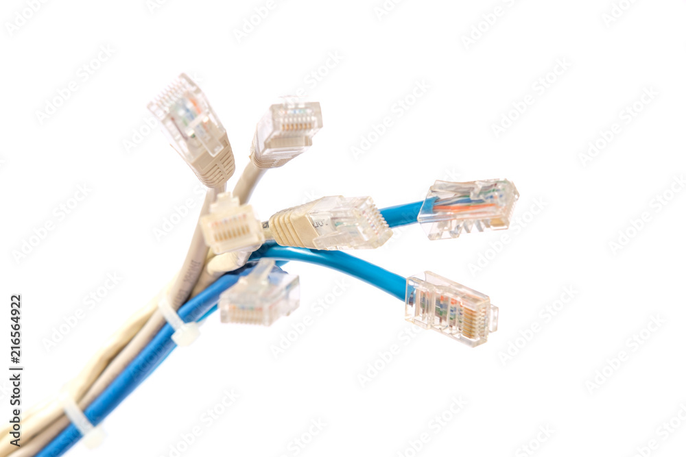 Local area network cables and connectors Local area network cables and connectors