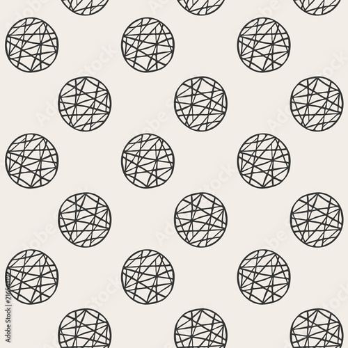 Seamless pattern with circles.