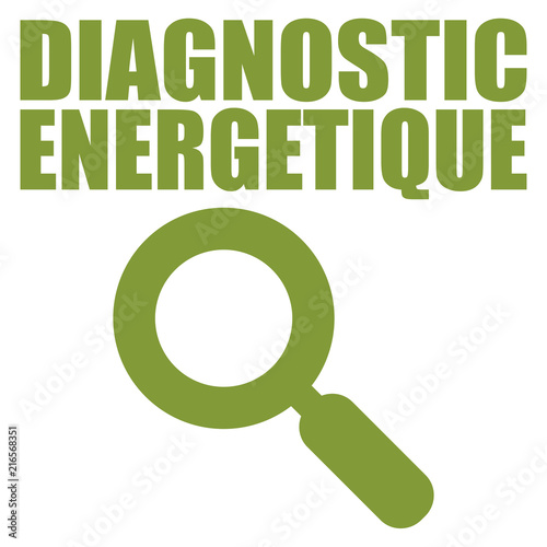 Logo diagnostic énergétique.
