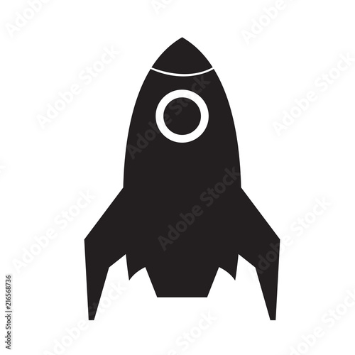 Fototapeta Naklejka Na Ścianę i Meble -  Isolated spaceship logo