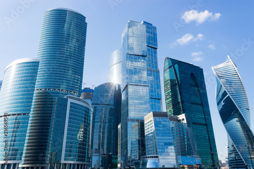 skyscrapers of the Moscow city business center © KVN1777