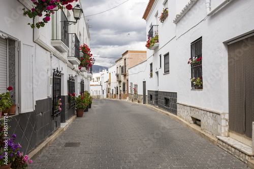 Fototapeta Naklejka Na Ścianę i Meble -  a street in Abla town, Almeria province, Andalusia, Spain