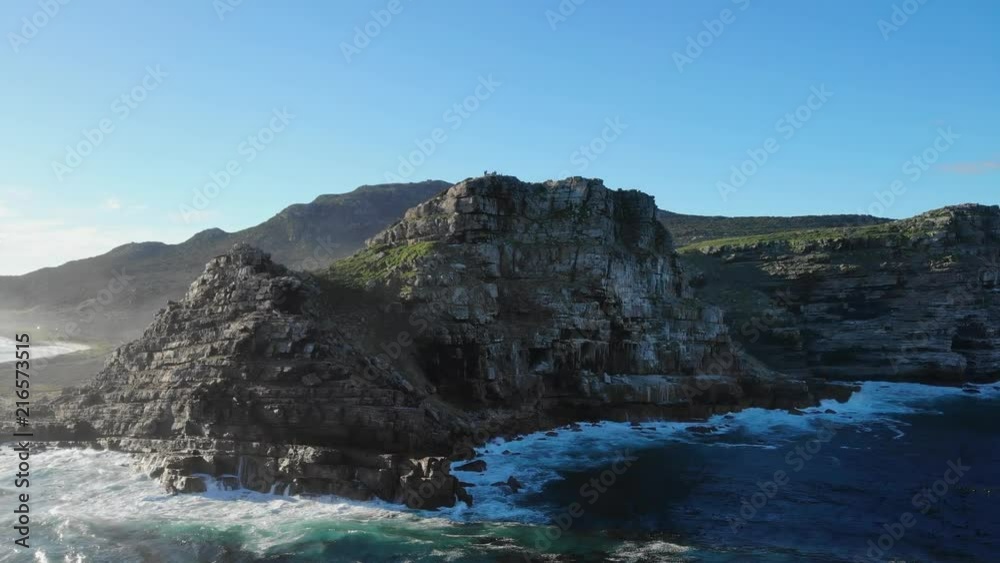 Aerial shot of Cape of Good Hope in South Africa Aerial shot of Cape of Good Hope in South Africa