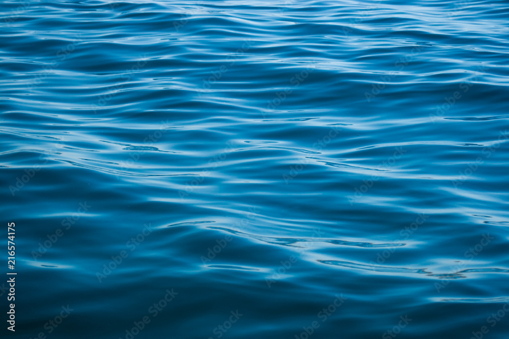 Deep blue water texture with some big and small waves Deep blue water texture with some big and small waves