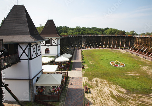 Graduation tower (Teznia solankowa) in Inowroclaw. Poland photo