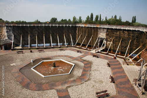 Graduation tower (Teznia solankowa) in Inowroclaw. Poland photo