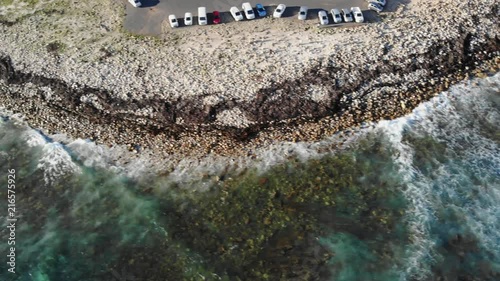 Aerial shot of Cape of Good Hope in South Africa
