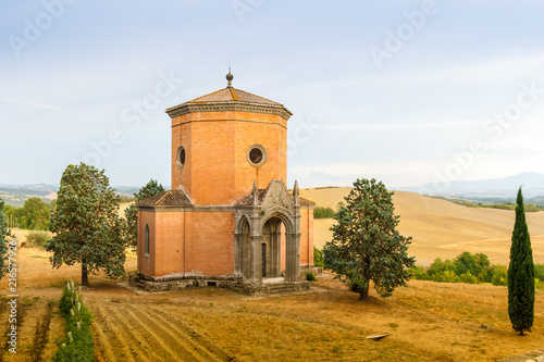 A Chapel near Siena in Tuscany, Italy photo