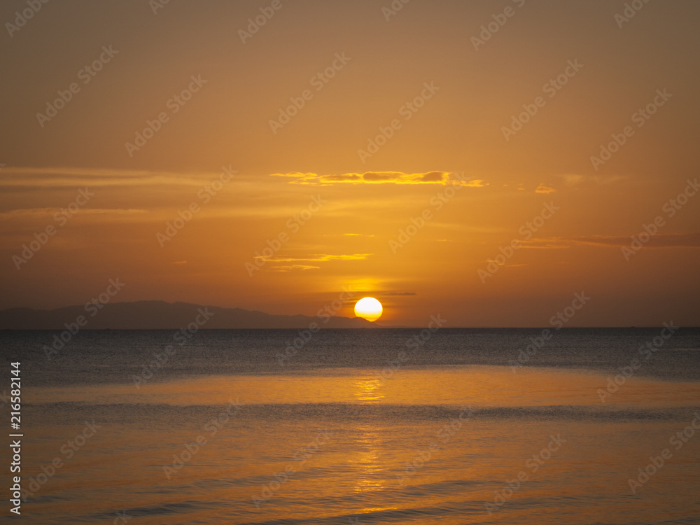 sunset ocean sunset ocean