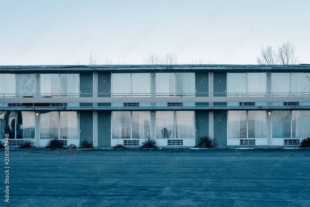 An abandoned motel in Afton, Virginia