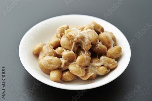 Natto, Japanese fermented soybeans 