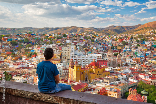Guanajuato, scenic city lookout near Pipila photo