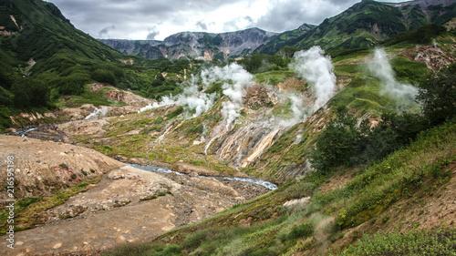 Fotografie Kamchatka Peninsula Russia Valley of Geysers