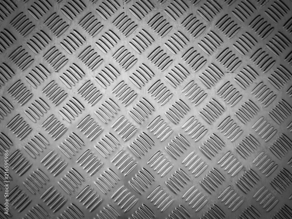 grungy texture background of weathered metal diamond plate