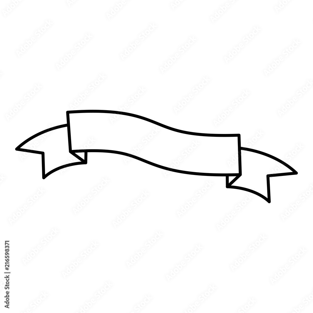 single and classic ribbon frame vector illustration design single and classic ribbon frame vector illustration design