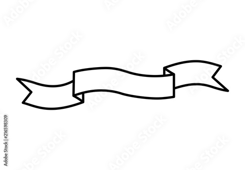 Free Download single and classic ribbon frame vector illustration design - GFXLoad