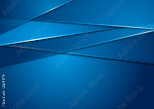 Bright blue abstract corporate background