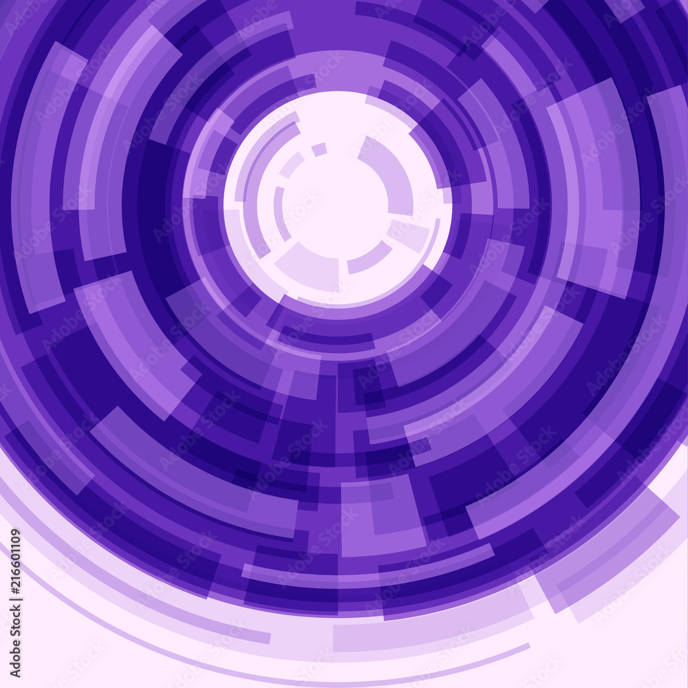 Obraz premium Colorful abstract concentric circle background design. Business concept. Brochure and banner template.