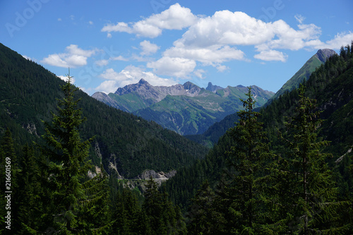 Lechtaler Alpen, Blick vom Hochtannbergpass