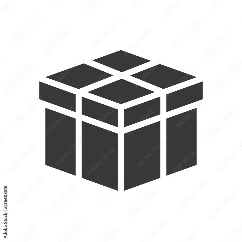 close box, shipping and delivery concept set, glyph icon close box, shipping and delivery concept set, glyph icon