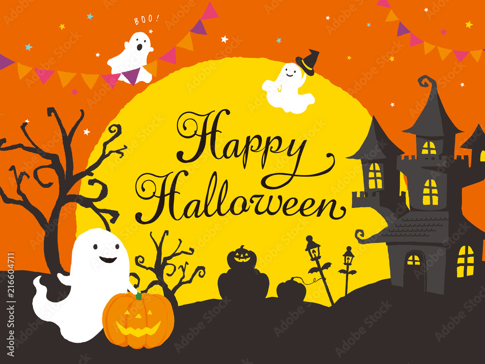 Fototapeta premium Ilustracja Halloween