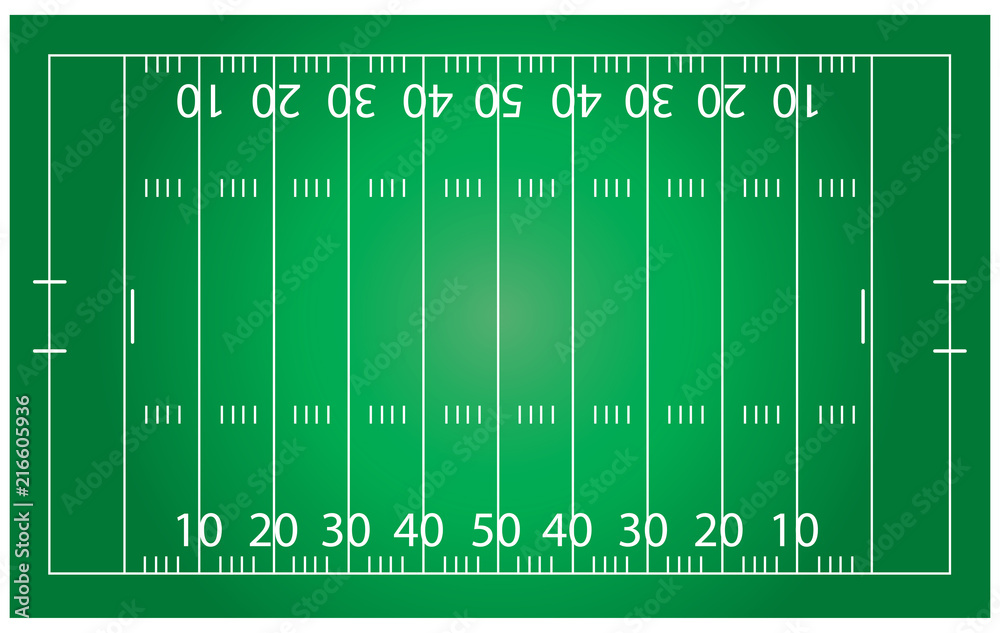 custom made wallpaper toronto digitalAmerican Football Field Design. Vector Illustration.