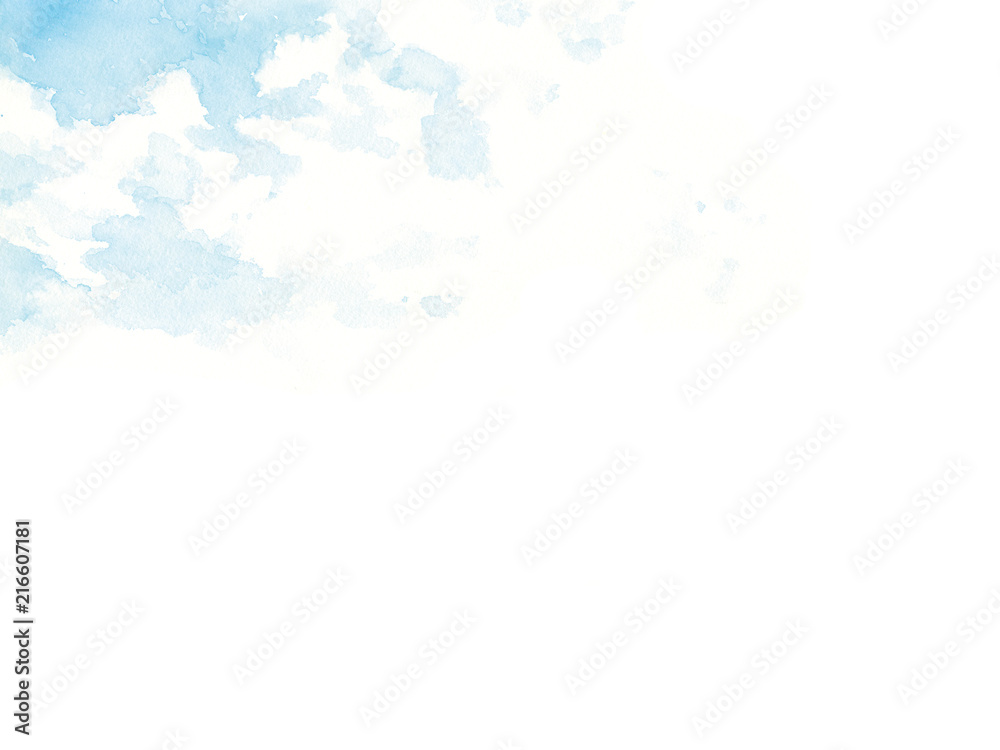 空 水彩イラスト 空 水彩イラスト