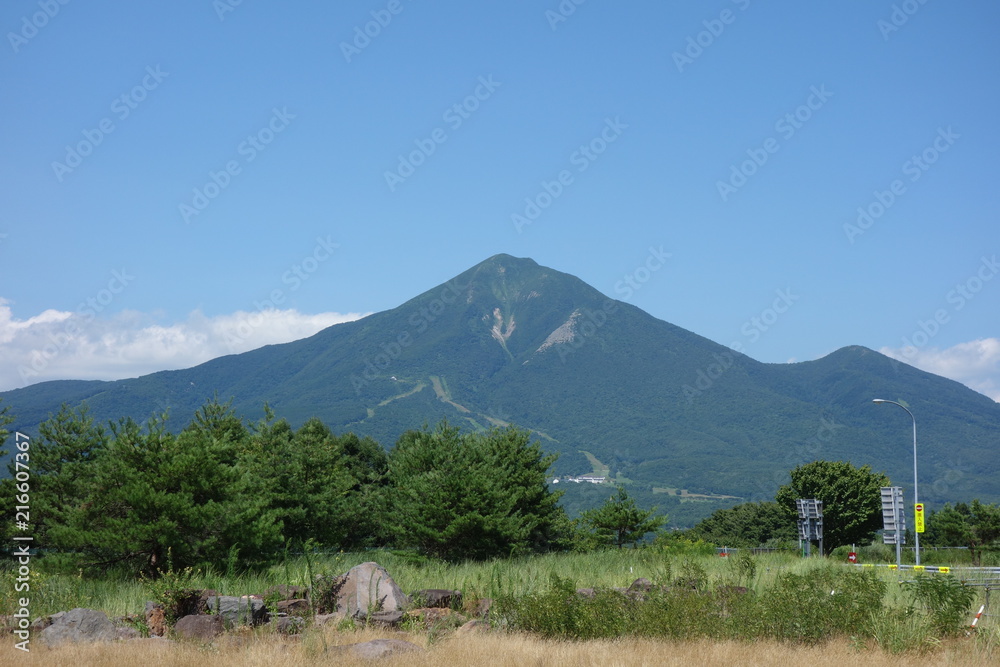 日本の福島の磐梯山 日本の福島の磐梯山