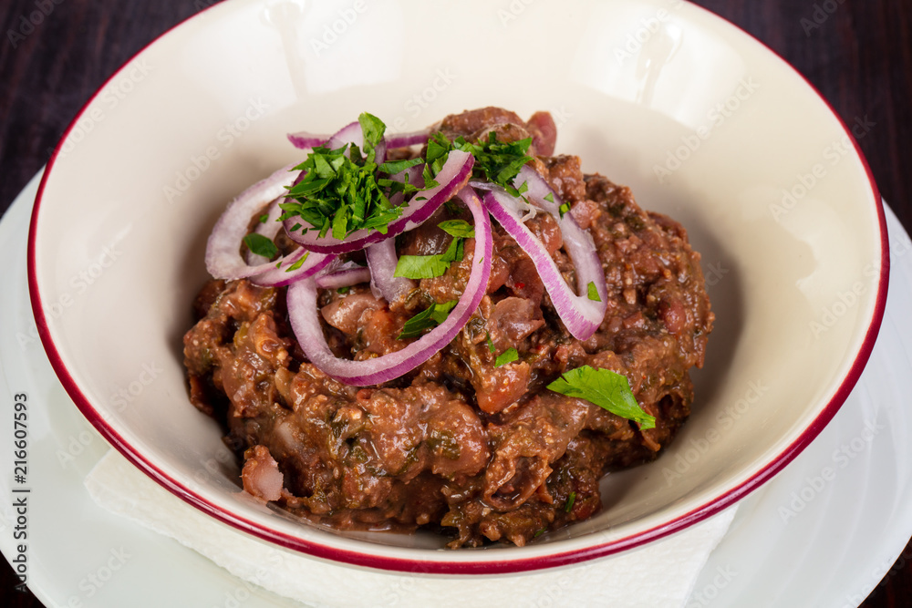 Pulled pork with onion Pulled pork with onion