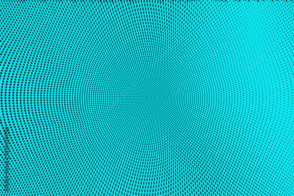 Light blue halftone pattern. Soft dynamic lines. Abstract vector illustration with dots. Modern polka dots background Light blue halftone pattern. Soft dynamic lines. Abstract vector illustration with dots. Modern polka dots background