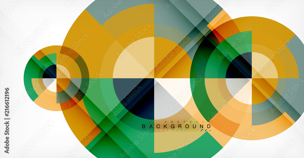Vector circle abstract background Vector circle abstract background