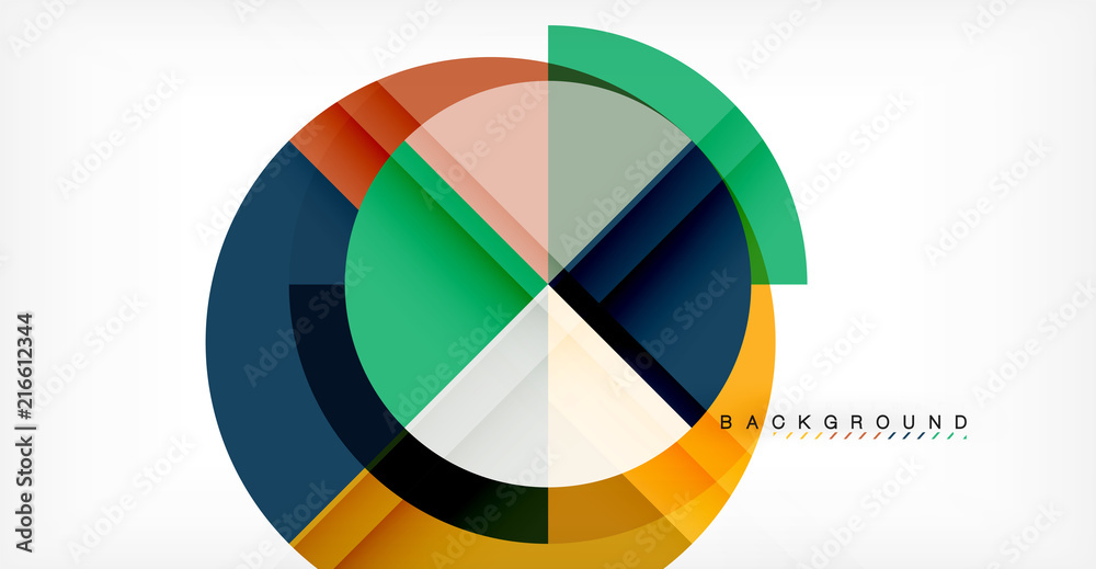 Vector circle abstract background Vector circle abstract background