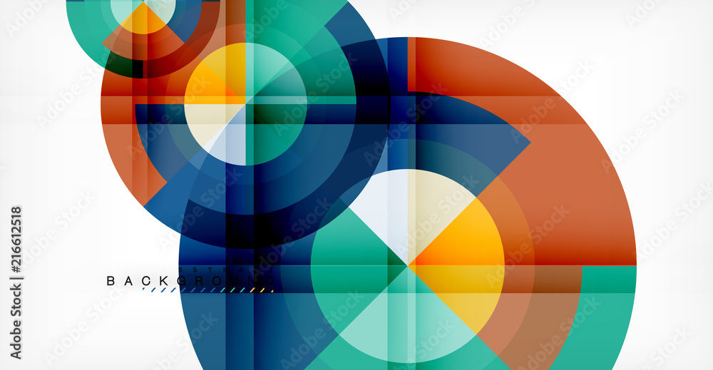 Vector circle abstract background Vector circle abstract background