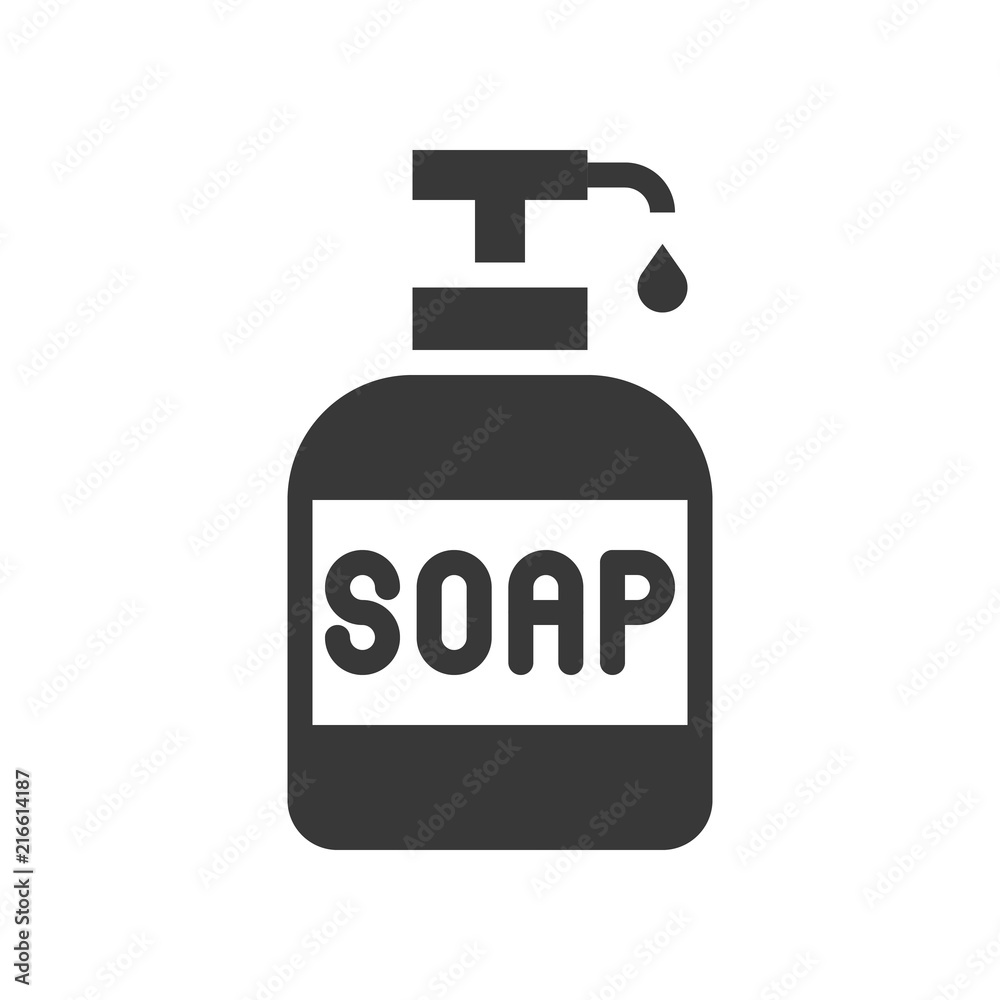 soap pump bottle, cleaning service related icon set, glyph design soap pump bottle, cleaning service related icon set, glyph design