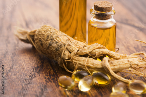 Extract of ginseng root photo