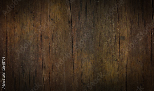 Dark Vintage wood plank texture background
