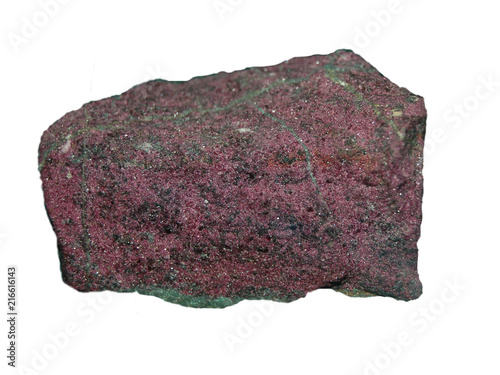 Mineral corundum isolated photo