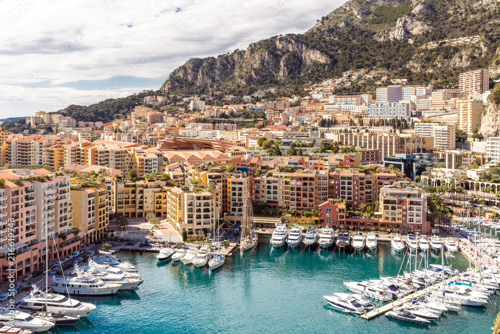 Monaco Fontvieille cityscape