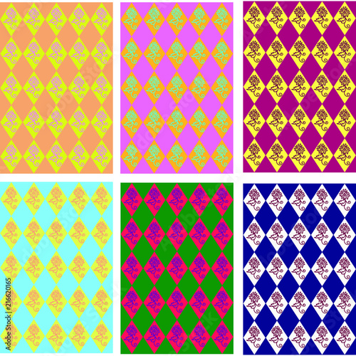 rhomb seamless pattern