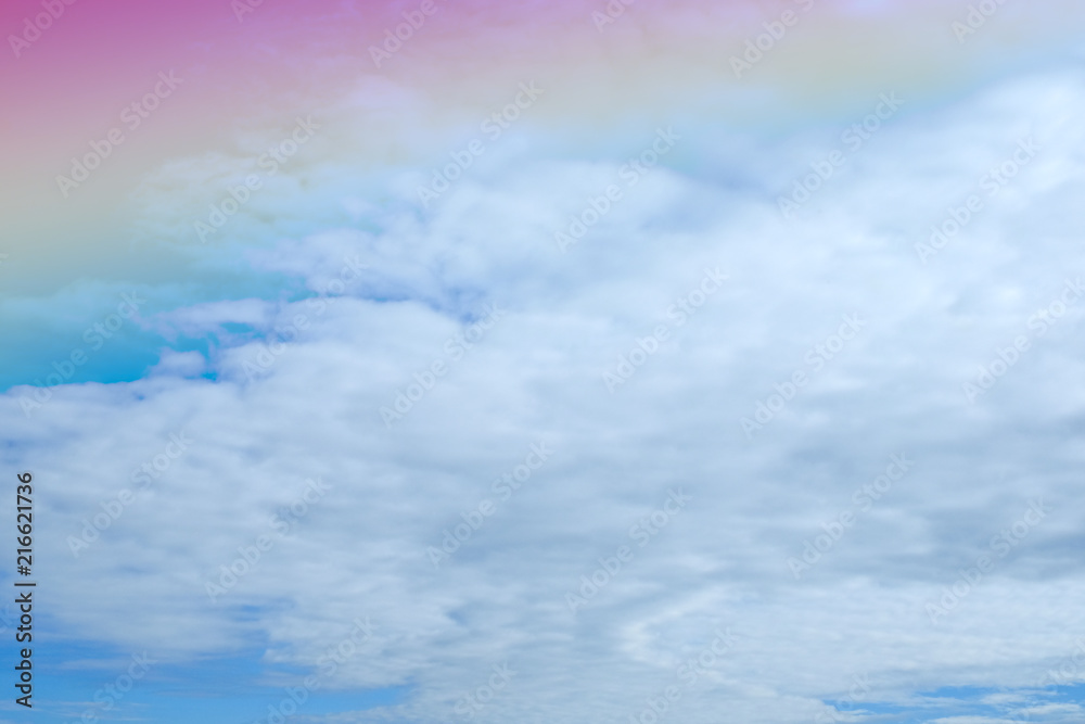 soft cloud and sky with pastel gradient color for background backdrop ...