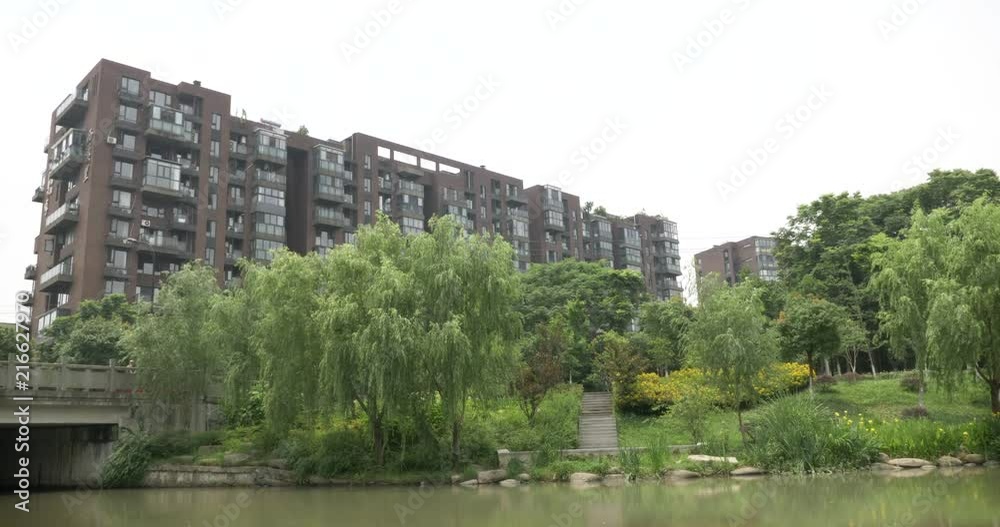 Hangzhou China City Apartments Over Lake Hangzhou China City Apartments Over Lake