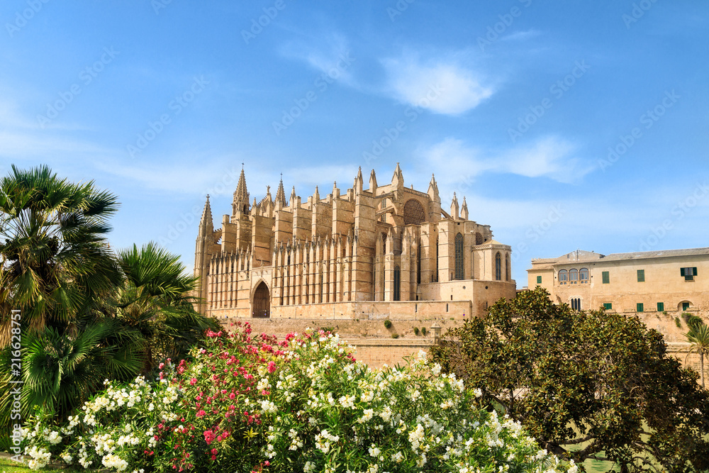 La Seu Cathedral in Palma de Mallorca, Spain