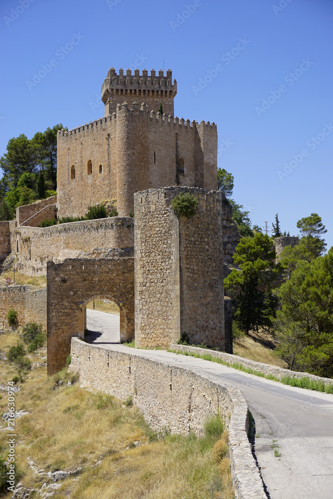 Town, castle and marsh of alarcon