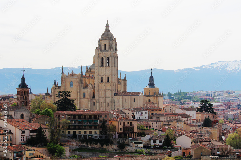 Fototapeta premium Cathedral de Segovia, Spain