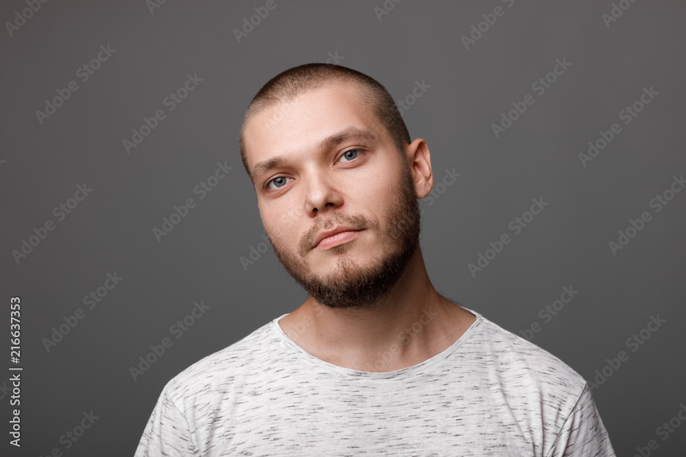 portrait of calm young man portrait of calm young man